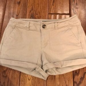 American Eagle Outfitters Shorts - Khaki American Eagle cuffed shorts. Size 4 American Eagle Outfitters Shorts - Khaki American Eagle cuffed shorts. Size 4